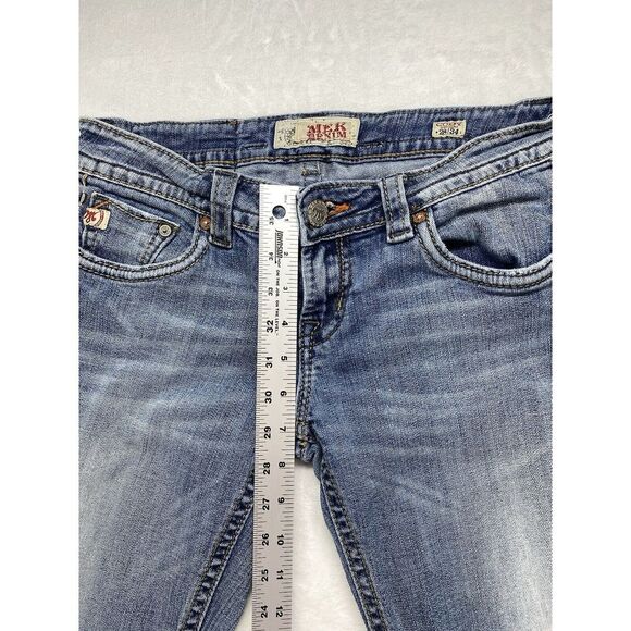 MEK Denim - Women's 28 X‎ 32 - Cody Straight Light Blue denim Jeans - Picture 4 of 12
